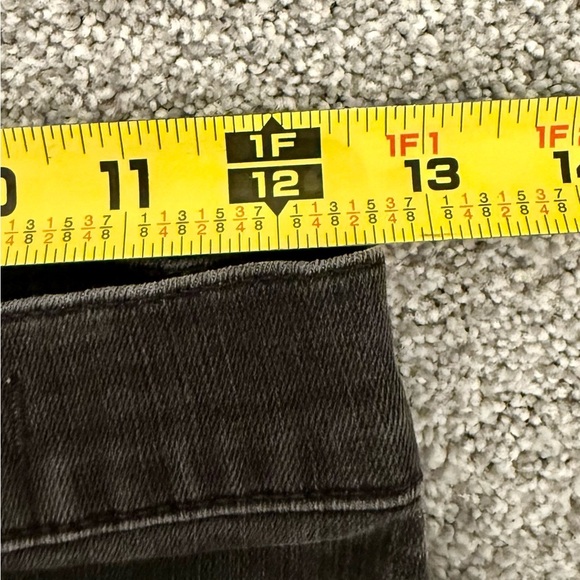 Madewell Women’s Cali‎ Demi-Boot Light Black Wash Ankle Denim Jeans Size 25 - Picture 6 of 11